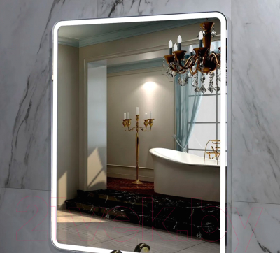 Зеркало Пекам Marta 1 80x110 / marta1-80x110d (с подсветкой,с сенсором на взмах руки)