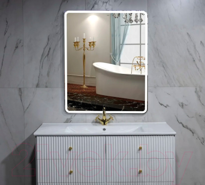 Зеркало Пекам Marta 1 80x110 / marta1-80x110d (с подсветкой,с сенсором на взмах руки)