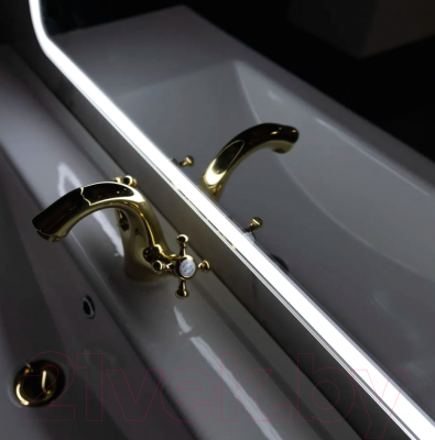 Зеркало Пекам Marta 1 140x80 / marta1-140x80dp (с подсветкой,с сенсором на взмах руки,подогревом)