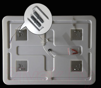 Зеркало Пекам Marta 1 140x80 / marta1-140x80dp (с подсветкой,с сенсором на взмах руки,подогревом)