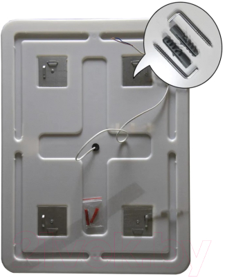 Зеркало Пекам Marta 1 140x80 / marta1-140x80dpcl (с подсветкой,с сенсором на взмах руки,подогрев,часы)