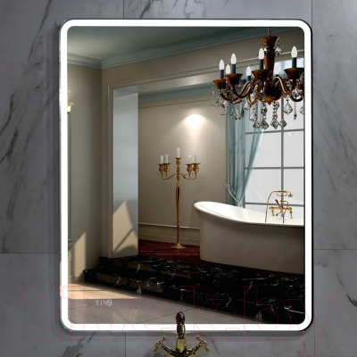 Зеркало Пекам Marta 1 80x140/marta1-80x140dpcl (с подсветкой,с сенсором на взмах руки,подогрев,часы)