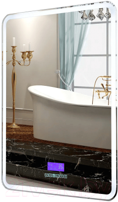 Зеркало Пекам Marta 1 60x80 / marta1-60x80M (с подсветкой,с многофункциональной панелью) - фото