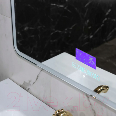 Зеркало Пекам Marta 1 60x80 / marta1-60x80M (с подсветкой,с многофункциональной панелью)