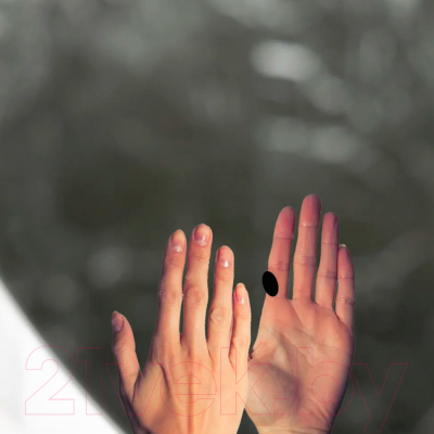 Зеркало Пекам Marta 80x80 / marta-80x80B (с подсветкой,с бесконтактным сенсором)