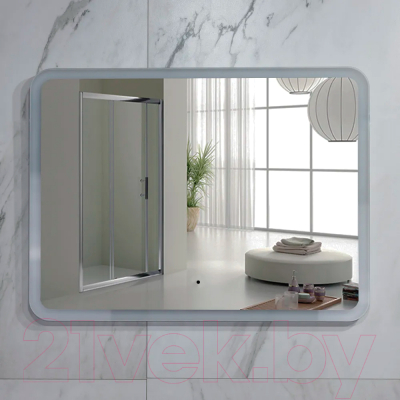 Зеркало Пекам Marta 100x80 / marta-100x80B (с подсветкой,с бесконтактным сенсором)