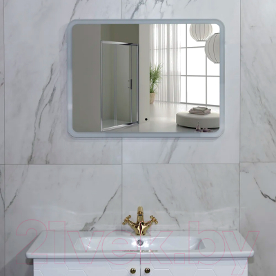 Зеркало Пекам Marta 110x80 / marta-110x80B (с подсветкой,с бесконтактным сенсором)