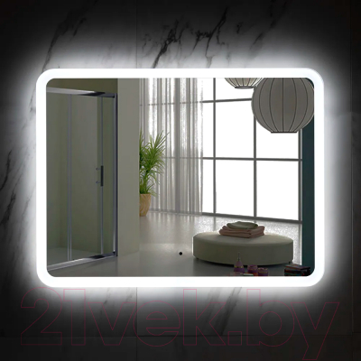 Зеркало Пекам Marta 120x80 / marta-120x80B (с подсветкой,с бесконтактным сенсором)