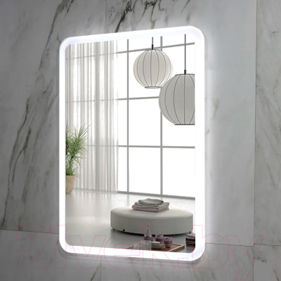 Зеркало Пекам Marta 80x120 / marta-80x120B (с подсветкой,с бесконтактным сенсором)
