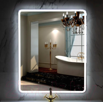 Зеркало Пекам Marta 1 60x80 / marta1-60x80B (с подсветкой,с бесконтактным сенсором)