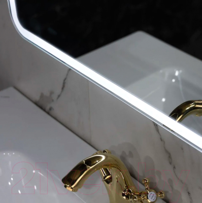 Зеркало Пекам Marta 1 80x60 / marta1-80x60B (с подсветкой,с бесконтактным сенсором)