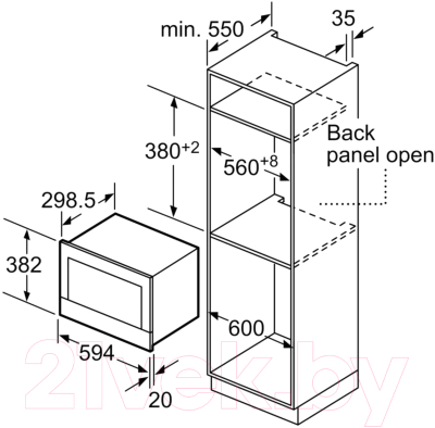 Микроволновая печь Bosch BFR634GS1