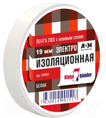 Изолента Klebebander ПВХ 15ммx20м / TIK501T - фото