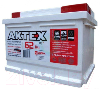 Автомобильный аккумулятор АкТех Extra Premium 580A R+ / ATEXP623Rn - фото
