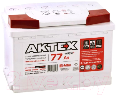 Автомобильный аккумулятор АкТех Extra Premium 680A R+ / ATEXP743Rn - фото