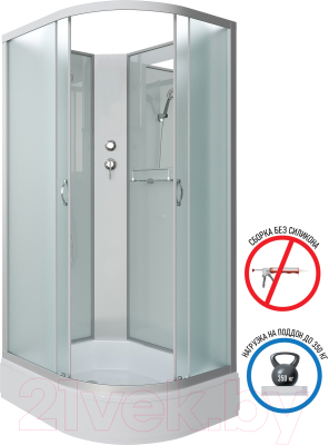 Душевая кабина Niagara NG-33184-14LBK 110x80