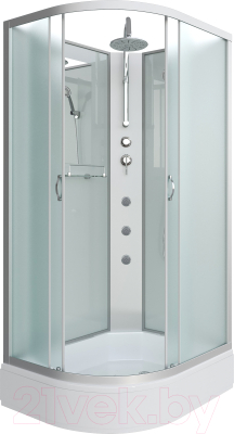 Душевая кабина Niagara NG-33184-14RBKTG 110x80 - фото