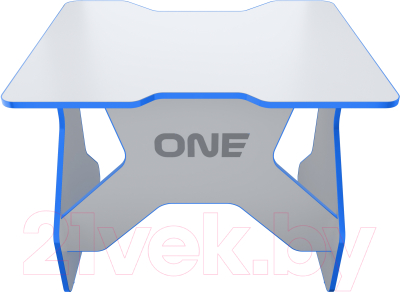 Геймерский стол Vmmgame One White 100 Blue / TL-1-WEBE - фото