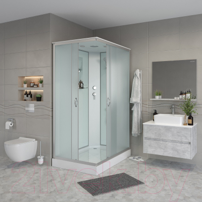 Душевая кабина Niagara NG-43185-14Q 110x80 (матовое стекло)