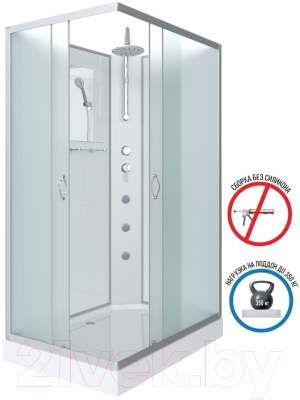 Душевая кабина Niagara NG-43295-14QBKTG 120x90