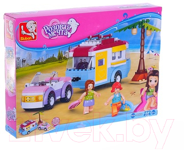 Конструктор Sluban Автомобиль с фургоном / M38-B0606 - фото