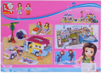 Конструктор Sluban Автомобиль с фургоном / M38-B0606