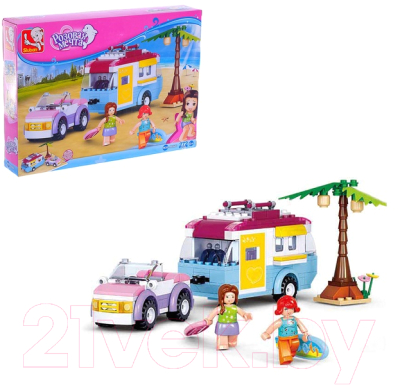 Конструктор Sluban Автомобиль с фургоном / M38-B0606