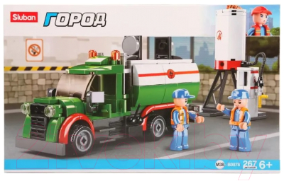 Конструктор Sluban Город Бензовоз / M38-B0878 - фото