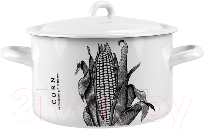 Кастрюля Лысьвенские эмали Corn С-16111/4 Э - фото
