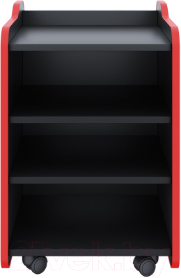Тумба Vmmgame Case 40 Lite Black Red / CS-1BKRD-LT - фото