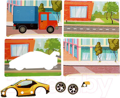 Конструктор электромеханический Эврики Крутые гонки / 5189632