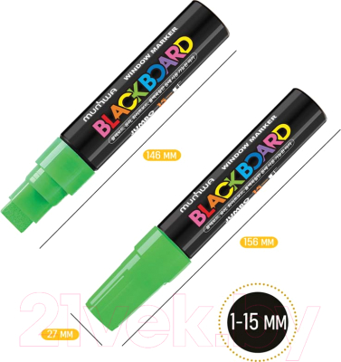 Маркер меловой MunHwa Black Board Jumbo / JBM15-04