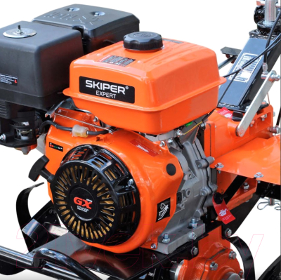 Мотоблок бензиновый Skiper SP-1400SE Expert + Ручка (14л.с. с ВОМ 3+1, без колёс)