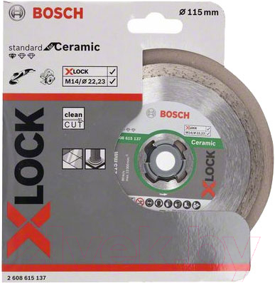 Отрезной диск алмазный Bosch 2.608.615.137