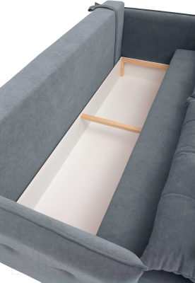 Диван KRONES Цезарь 3 (велюр графит)