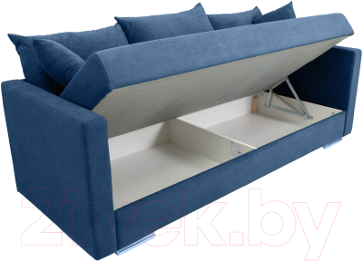 Диван KRONES Эллада мод.2 (велюр темно-синий)