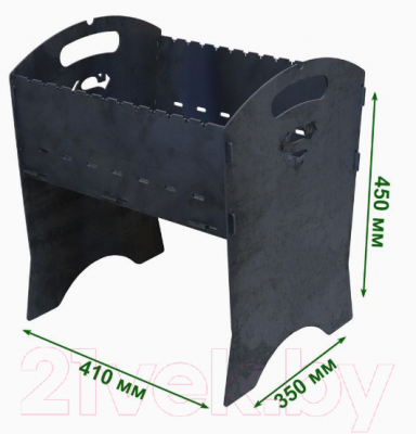 Мангал КомфортПром Походный Неокрашеный / 10221217