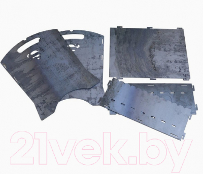 Мангал КомфортПром Походный Неокрашеный / 10221217