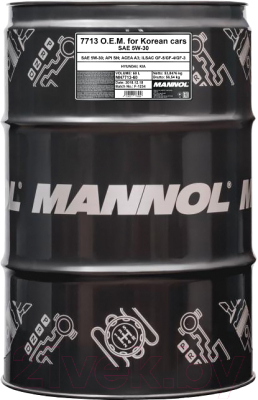 Моторное масло Mannol OEM 5W30 SN / MN7713-60 - фото