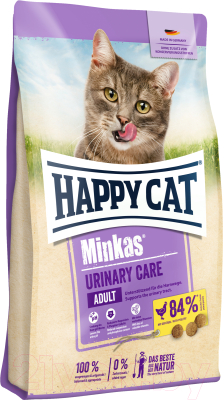 Сухой корм для кошек Happy Cat Minkas Urinary Care Adult Домашняя птица - фото