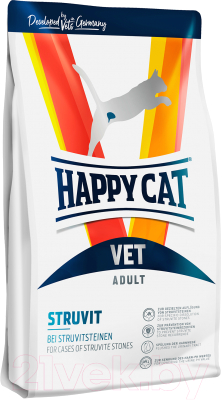 Сухой корм для кошек Happy Cat Vet Struvit Adult 30/15 - фото