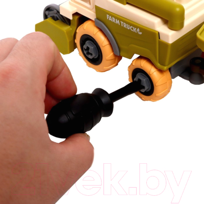 Игрушка-конструктор Sima-Land Комбайн с прицепом / 9279089