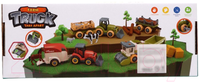 Игрушка-конструктор Sima-Land Комбайн с прицепом / 9279089