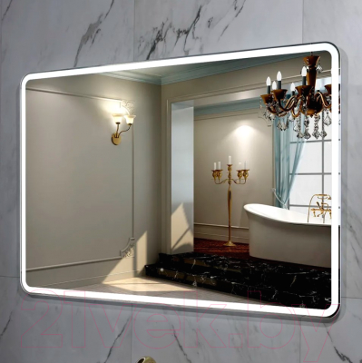 Зеркало Пекам Marta 1 100x60 / marta1-100x60B (с подсветкой, с бесконтактным сенсором)