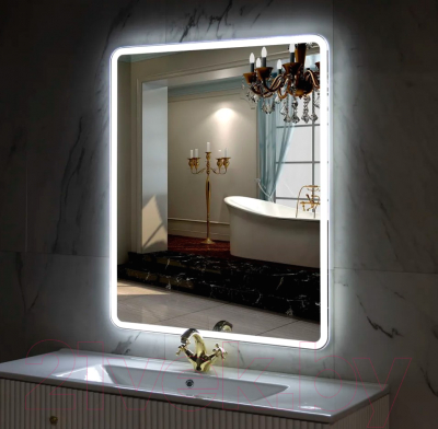 Зеркало Пекам Marta 1 60x100 / marta1-60x100B (с подсветкой, с бесконтактным сенсором)