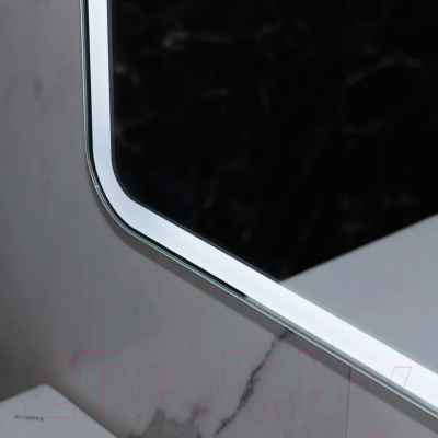 Зеркало Пекам Marta 1 80x80 / marta1-80x80B (с подсветкой, с бесконтактным сенсором)