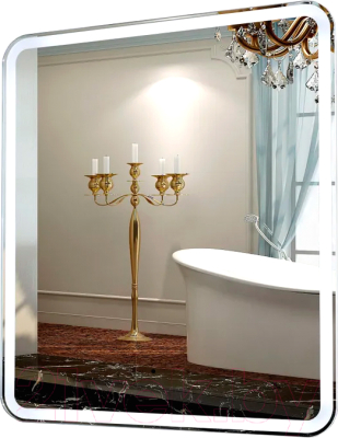 Зеркало Пекам Marta 1 80x90 / marta1-80x90B (с подсветкой, с бесконтактным сенсором) - фото