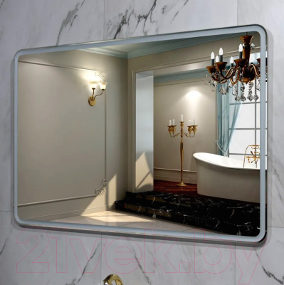 Зеркало Пекам Marta 1 120x80 / marta1-120x80B (с подсветкой, с бесконтактным сенсором)