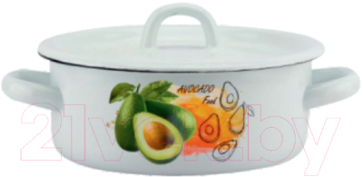 Кастрюля Эмаль Авокадо 01-1608/4 - фото