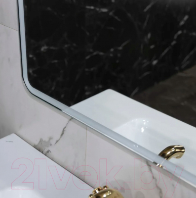 Зеркало Пекам Marta 1 80x140 / marta1-180x140 (с подсветкой, с с механической клавишей)